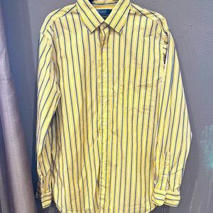 Yellow Striped Shirt POLO by Ralph Lauren